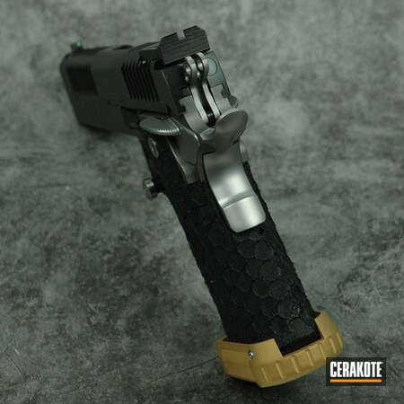 Powder Coating: Gun Coatings,S.H.O.T,Pistol,Gold H-122,Midnight Blue H-238,Titanium H-170,Bul Armory