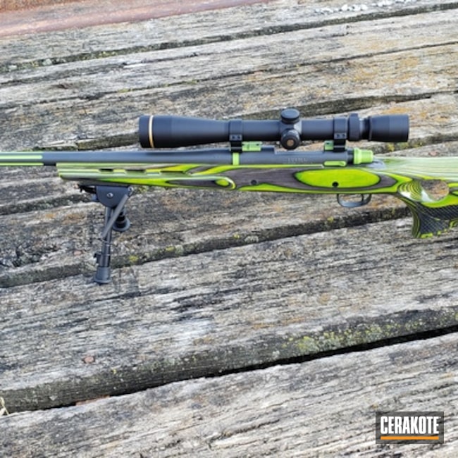 Bolt Action Rifle With Cerakote H-168 And H-234 By Chris Steele 