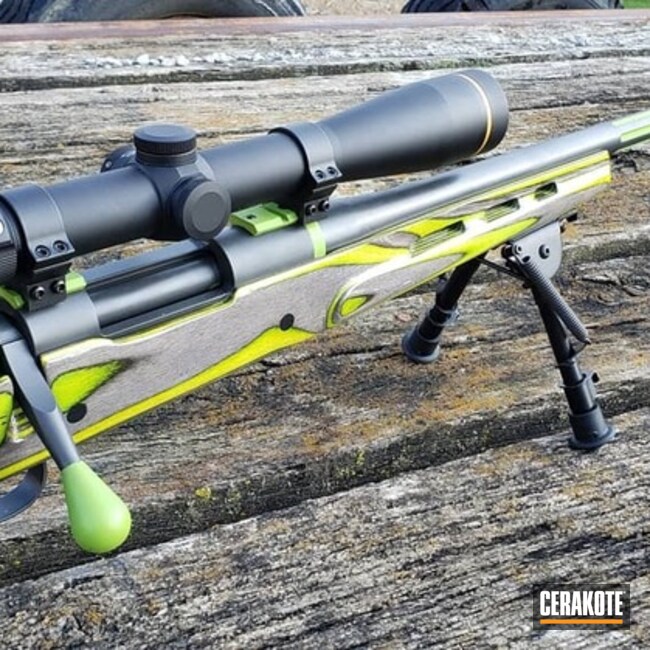 Bolt Action Rifle with Cerakote H-168 and H-234 by CHRIS STEELE | Cerakote