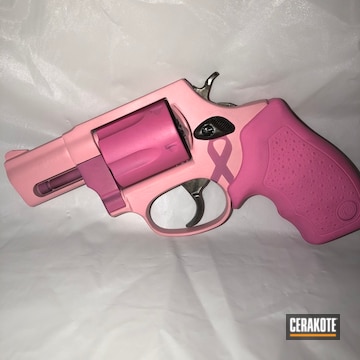 Cerakoted Two Toned Pink Taurus Revolver