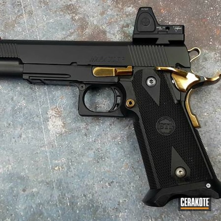 Powder Coating: Graphite Black H-146,Gun Coatings,S.H.O.T,Pistol,IPSC Gun,STI