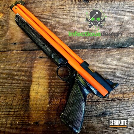 Powder Coating: Hunter Orange H-128,Gun Coatings,S.H.O.T,Pistol