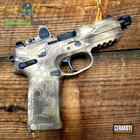 Powder Coating: Graphite Black H-146,Gun Coatings,S.H.O.T,Handguns,Pistol,Camo,Sniper Grey H-234,Bull Shark Grey H-214,Kryptek