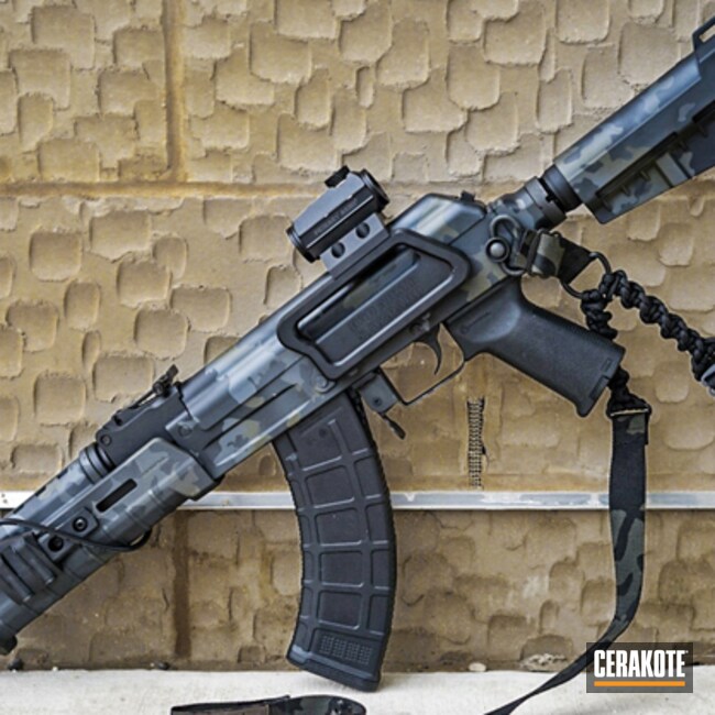 AK Rifle with a Cerakote MultiCam Finish by Web User | Cerakote