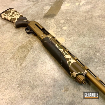 Cerakoted Remington Duck Shotgun With Custom Cerakote Finish