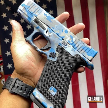 Powder Coating: Gun Coatings,S.H.O.T,Blue Titanium H-185,MultiCam,POLAR BLUE H-326,Sniper Grey H-234,Stippled,Sky Blue H-169,Bull Shark Grey H-214,Glock 45