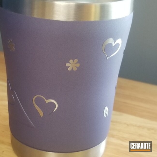 Cerakoted: Lifestyle,More Than Guns,Cups,CRUSHED ORCHID H-314,Custom Tumbler Cup,Tumbler