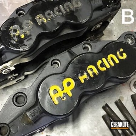 Powder Coating: Graphite Black H-146,Automotive,Tungsten H-237,Restoration,More Than Guns,Brake Calipers