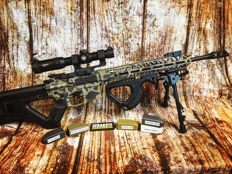 Valor Riflewerks Custom Rifle and Custom Cerakote Finish by RUSSELL WOSKE | Cerakote
