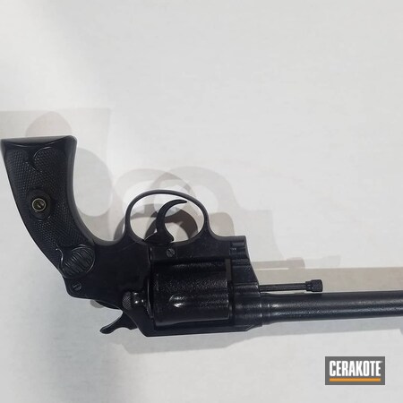 Powder Coating: Gun Coatings,S.H.O.T,Refinished,Revolver,Midnight Blue H-238,Colt,Restoration