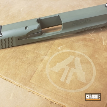 Cerakoted Smith & Wesson Slide With Cerakote H-240