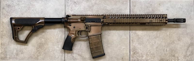 Custom Cerakote Bronze Finish on this Daniel Defence Rifle by Web User ...