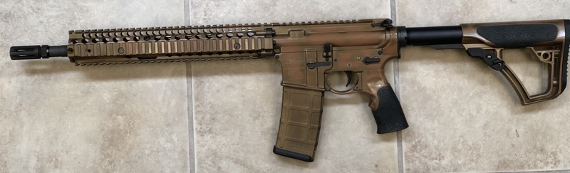 Daniel Defense Color Custom Cerakote Bronze Finish on this Daniel Defence Rifle by Web User ...