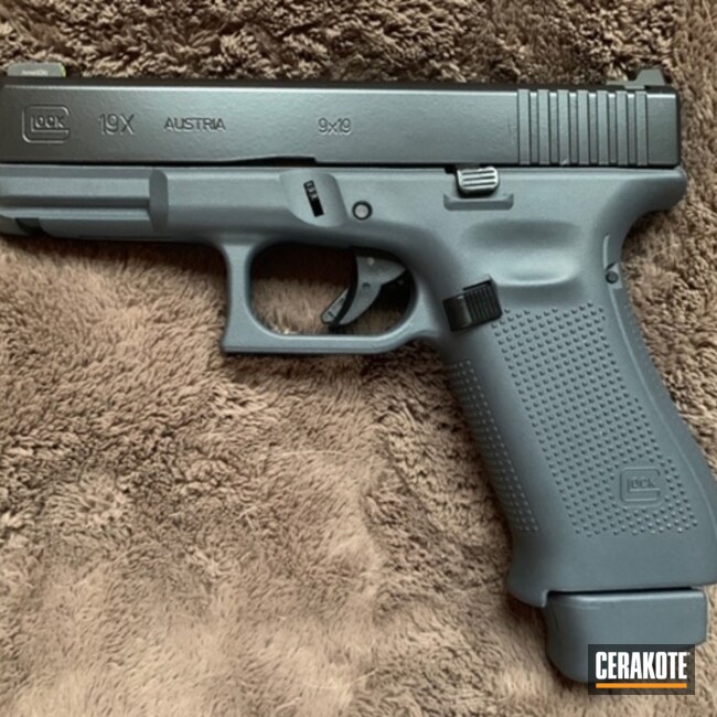 Cerakoted Glock 19x Cerakoted With H-184 And H-100