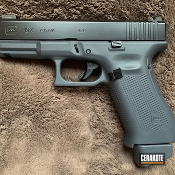Cerakoted Glock 19x Cerakoted With H-184 And H-100