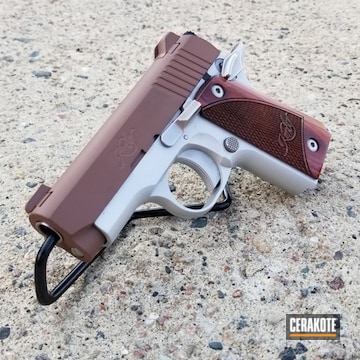 Cerakoted Two Toned Kimber Micro Carry Handgun