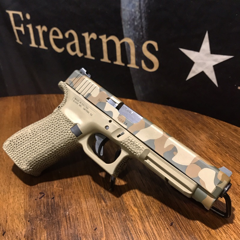 Glock Coating Glock Handgun with a Cerakote Camo Finish by Web User | Cerakote