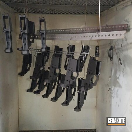 Powder Coating: Graphite Black H-146,AR-15 Lower,S.H.O.T,AR-15,Gun Parts