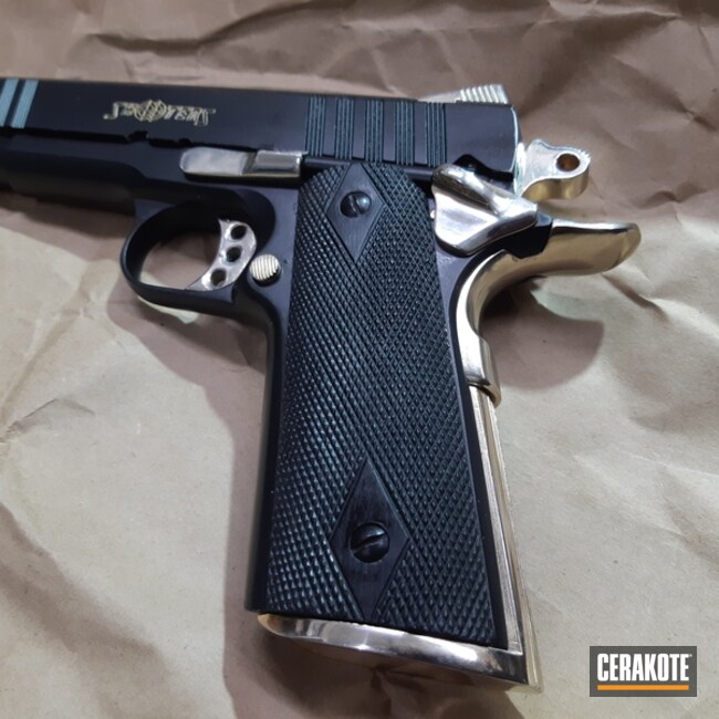 Cerakoted 1911 Handgun Cerakoted With Graphite Black