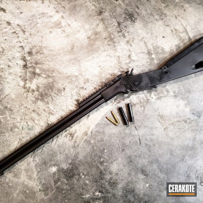 Restored M6 Scout Rifle Cerakoted With H 146 Graphite Black By Armistead Coleman Cerakote