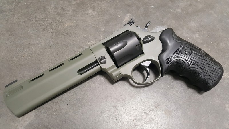 Two Toned Taurus 44 Magnum Revolver with Cerakote H-240, H-234 and E ...