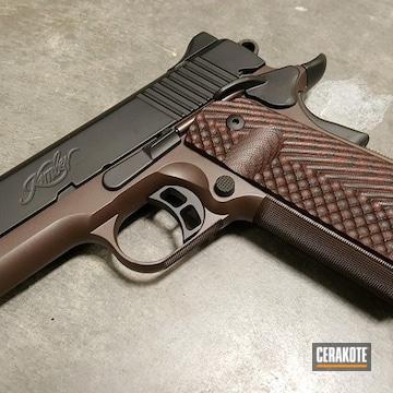 Cerakoted Two Toned Kimber 1911 Cerakoted With H-293 And H-146