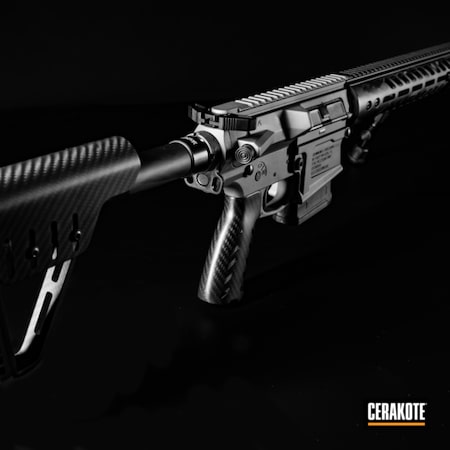 Powder Coating: Gun Coatings,S.H.O.T,Aero Precision,Tactical Rifle,AR-10,Tactical Grey H-227,Rifle,Carbon Fiber