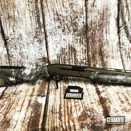 Powder Coating: Midnight Bronze H-294,Gun Coatings,12 Gauge,Shotgun,Benelli,S.H.O.T