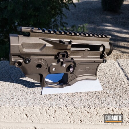 Powder Coating: Midnight Bronze H-294,Gun Coatings,S.H.O.T,Ascend Armory,Solid Tone,Upper / Lower