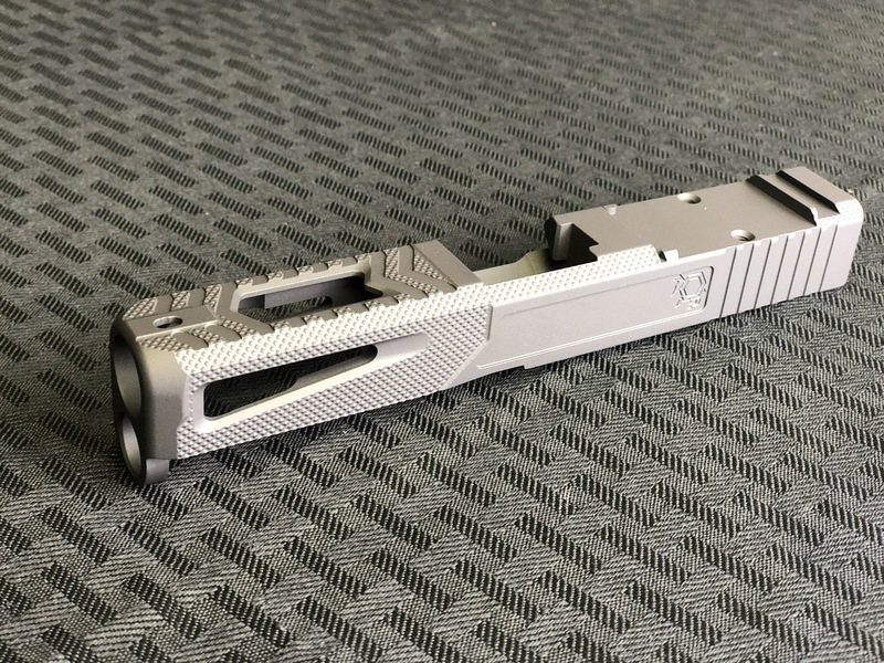 Custom Slide Cerakoted with H-234 Sniper Grey by TRACEY MARQUART | Cerakote