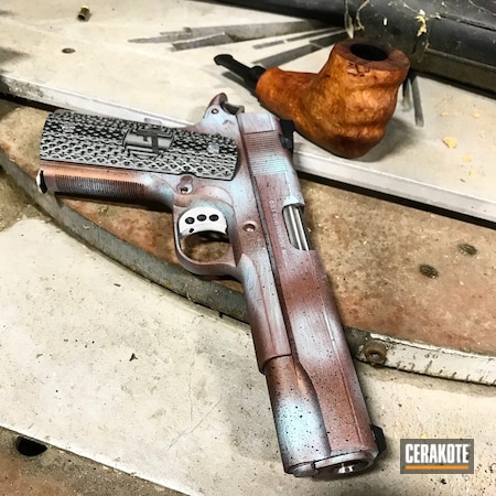 Powder Coating: Gun Coatings,Zombie Green H-168,1911,S.H.O.T,Copper Brown H-149,Pistol,Robin's Egg Blue H-175,Colt,Burnt Bronze H-148
