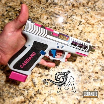 Cerakoted Custom Glock 19 Cerakoted With H-297 And H-224
