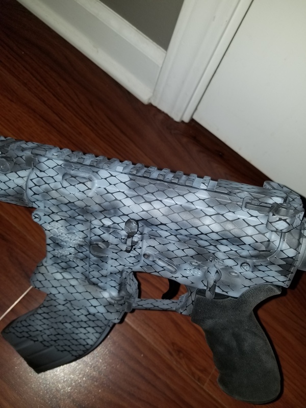 Snake Cemo Design Custom Snake Skin Camo Finish by Web User | Cerakote