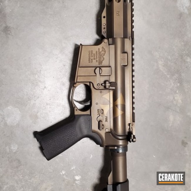 Anderson Mfg. AR-15 Cerakoted with H-148 and H-190 by Web User | Cerakote