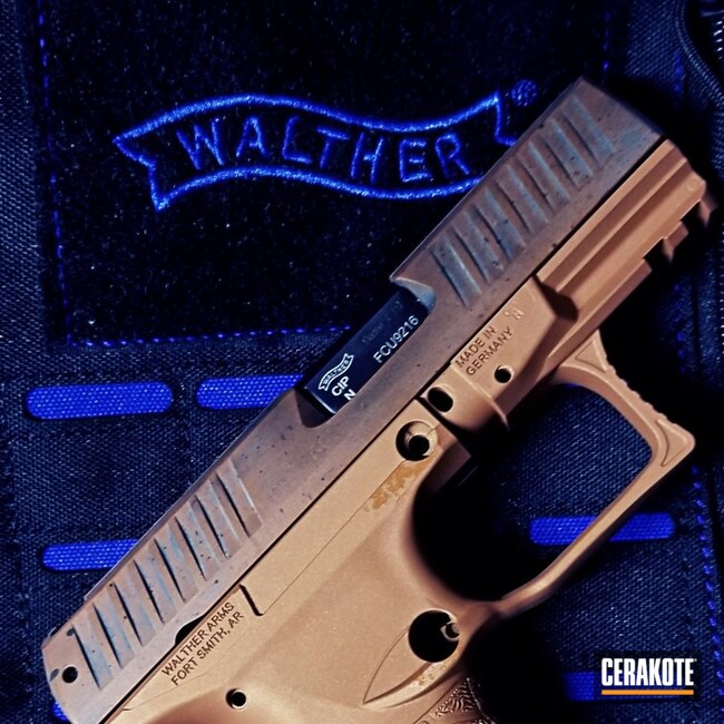 Cerakoted Cerakote Patina Finish On This Walther Ppq Handgun