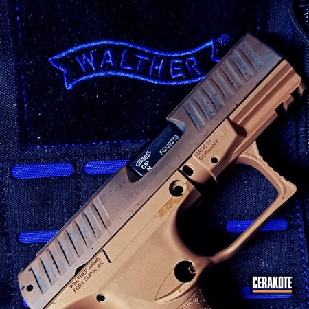 Powder Coating: COPPER SUEDE H-310,Midnight Bronze H-294,Gun Coatings,S.H.O.T,Highland Green H-200,Pistol,Walther,Walther PPQ,Copper Patina