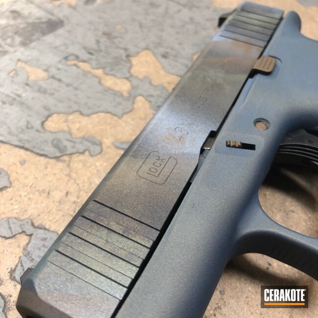 Cerakoted Glock 43x With A Custom Cerakote Granite Finish