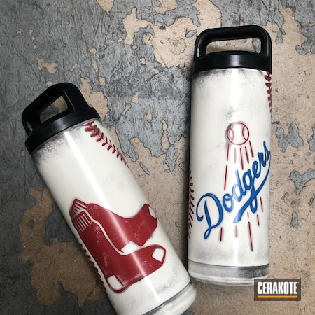 Powder Coating: Bright White H-140,HIGH GLOSS ARMOR CLEAR H-300,YETI Cup,Sports Theme,FIREHOUSE RED H-216,Los Angeles Dodgers,More Than Guns,Worn,Distressed,NRA Blue H-171,Theme,Lifestyle,Battleworn,Boston Red Sox,YETI,Baseball