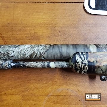 Cerakoted Mossy Oak Hydrographics With Cerakote H-301 Matte Armor Clear