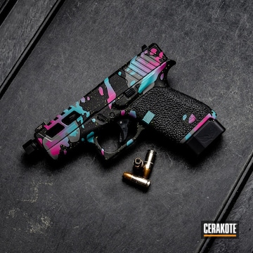 Cerakoted Custom Glock 43 Camo