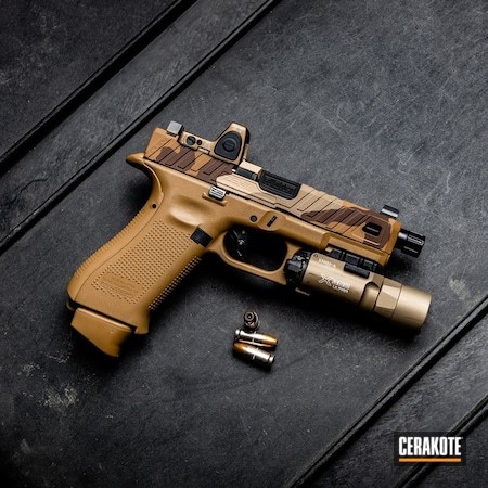 Powder Coating: Glock,FS BROWN SAND H-30372,Gun Coatings,S.H.O.T,Pistol,Camo,Federal Brown H-212,Patriot Brown H-226,Custom