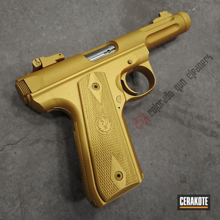 Powder Coating: Gun Coatings,GunCandy,S.H.O.T,Pistol,Gold H-122,22/45,HIGH GLOSS CERAMIC CLEAR MC-160,Ruger
