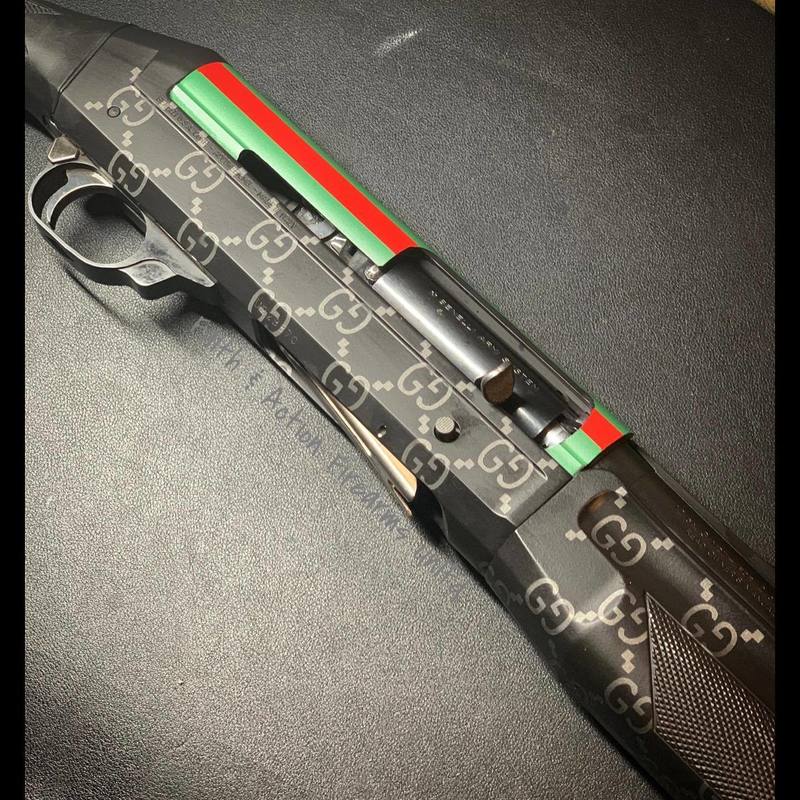 Gochie Print Custom Gucci Pattern Benelli by Web User | Cerakote