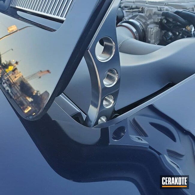 Cerakoted Chevy Corvette Hood Hinges Cerakoted With Mc-5100