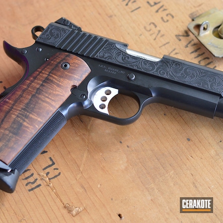 Powder Coating: Gun Coatings,BLACKOUT E-100,1911,S.H.O.T,Pistol,Elite Blackout