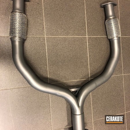 Powder Coating: Exhaust Systems,TRANSFER GREY C-187,Automotive,More Than Guns