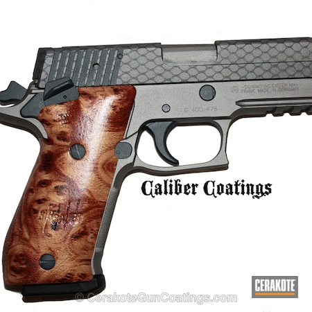Powder Coating: Sig Sauer,Handguns,Blue Titanium H-185,MC-155FQ,SAVAGE® STAINLESS H-150