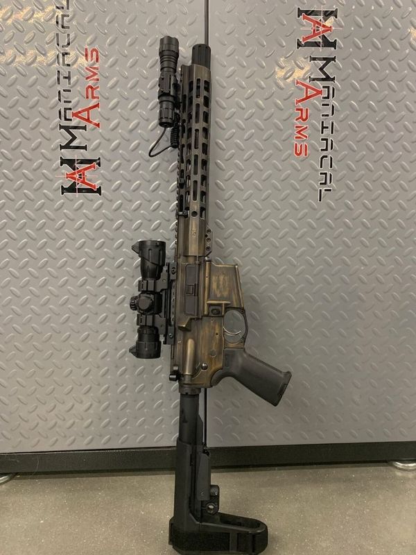 Distressed Rifles Distressed and Battleworn AR-15 Rifle by TODD BONURA | Cerakote