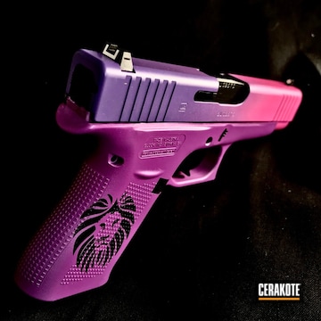 Cerakoted Cerakote Color Fade On This Glock 48 Handgun