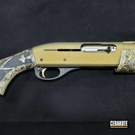 Powder Coating: Gun Coatings,Shotgun,Remington 11-87,S.H.O.T,Remington,Burnt Bronze H-148